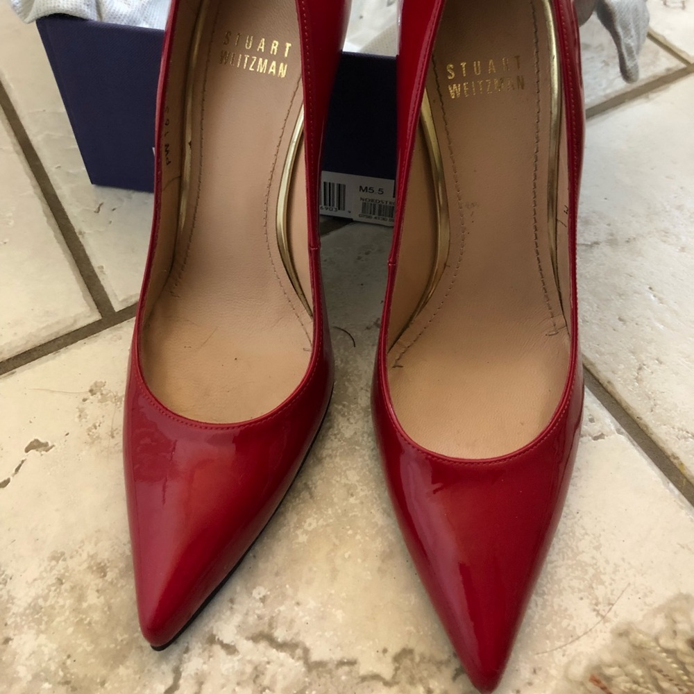 Raspberry Red Stuart Weitzman - image 2